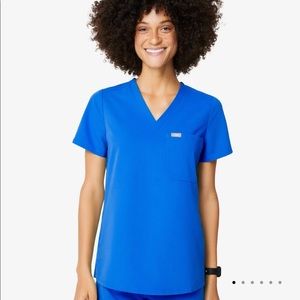 Figs royal blue scrub set